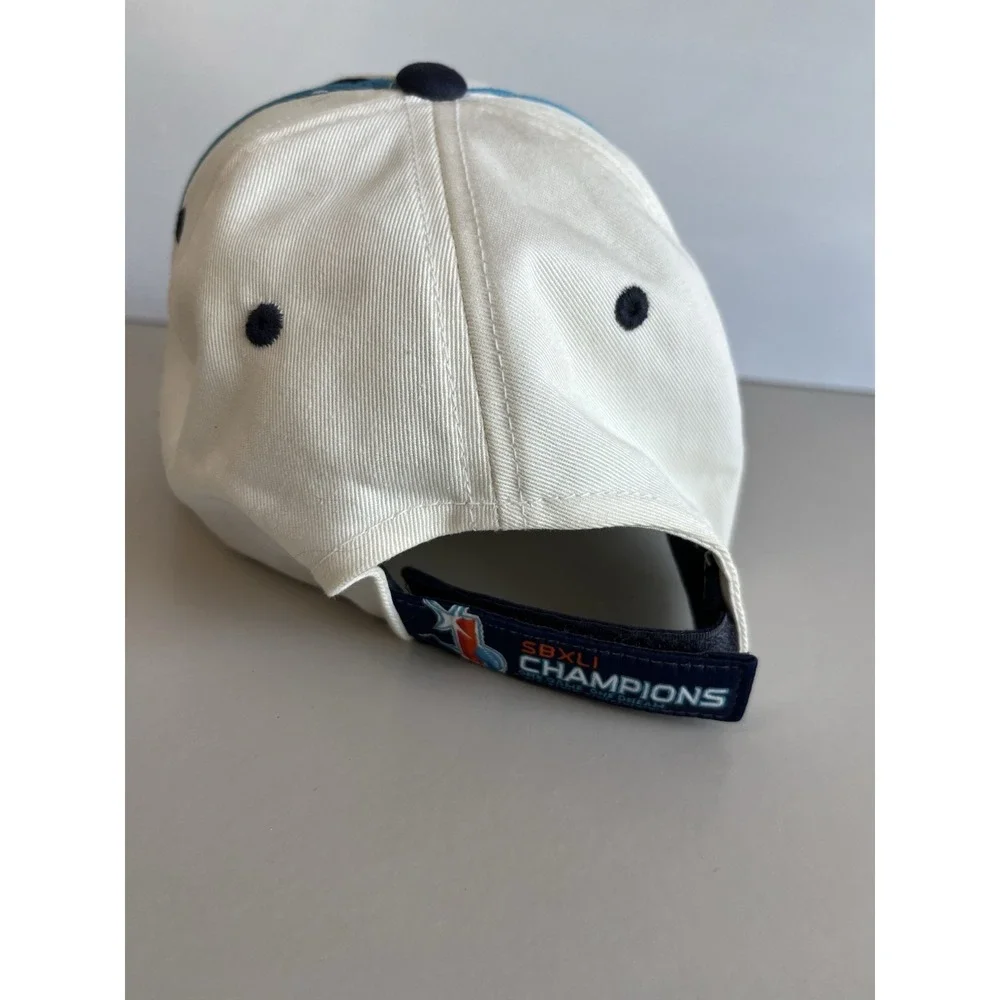 Indianapolis Colts 2007 NFL SUPER BOWL XLI Champions Locker Room Hat Strapback - Picture 4 of 10